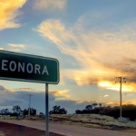 Leonora sign in regional Western Australia